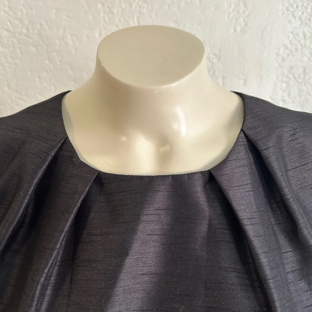 NWT Carmen Marc Valvo Black Dress 14